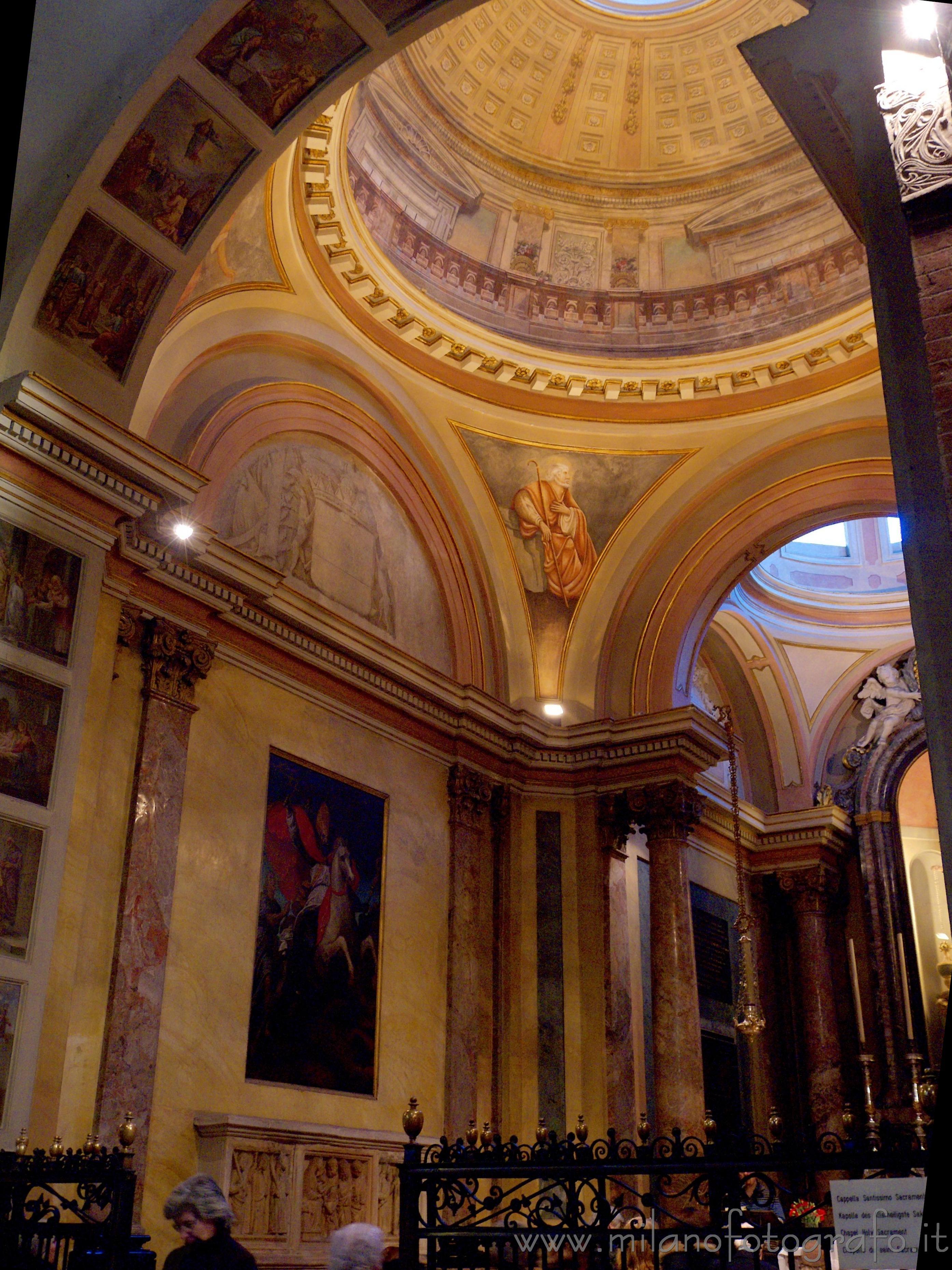 Milan (Italy) - One of the lateral chapels of the Sant Eustorgio Basilica